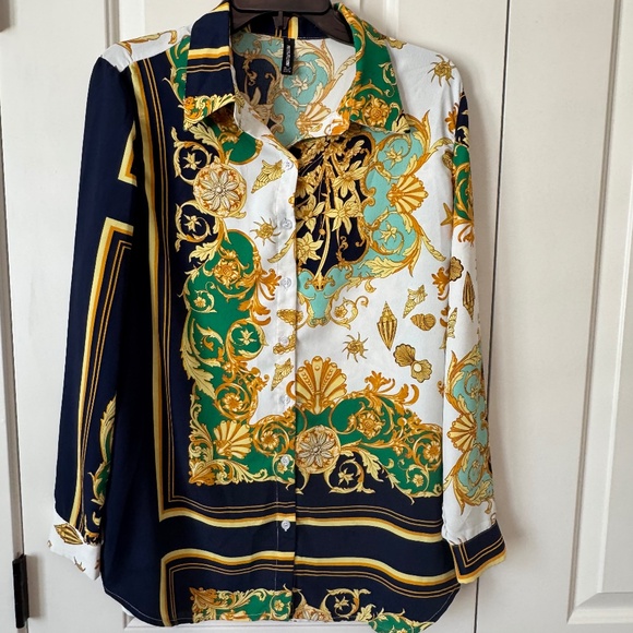 PrettyLittleThing printed blouse - Picture 1 of 5